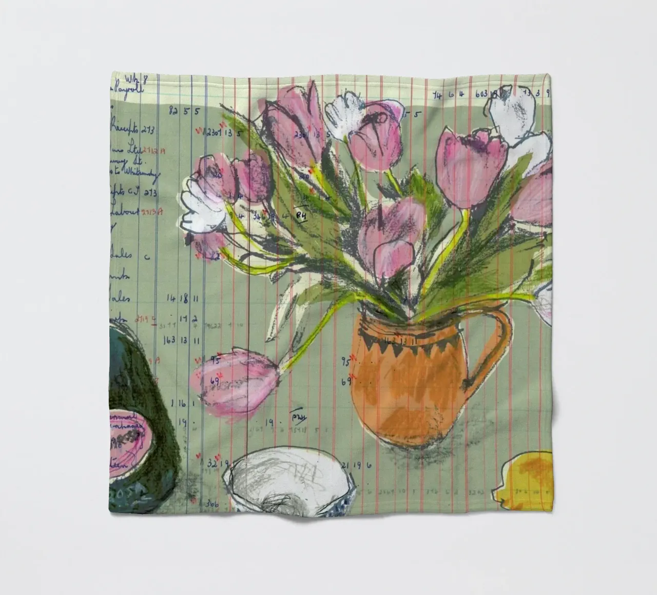 Tulips And Red Fizz manta de franela de Stars Above Us