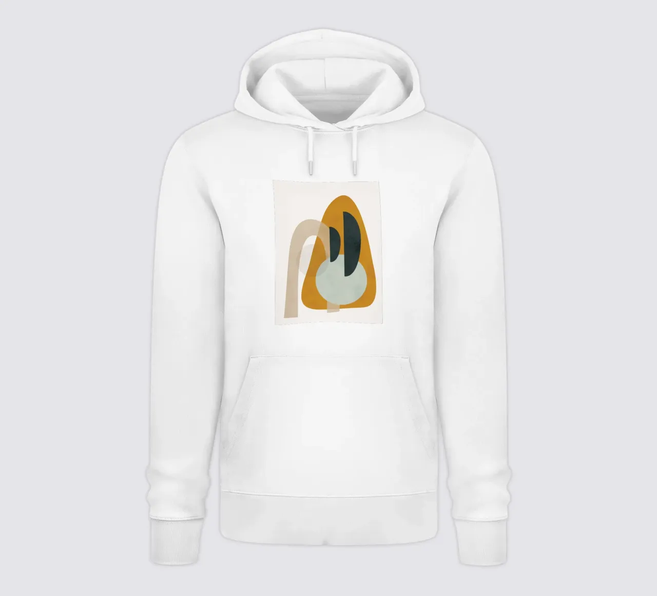 Abstract Shapes No.3 felpa con cappuccio da cityart