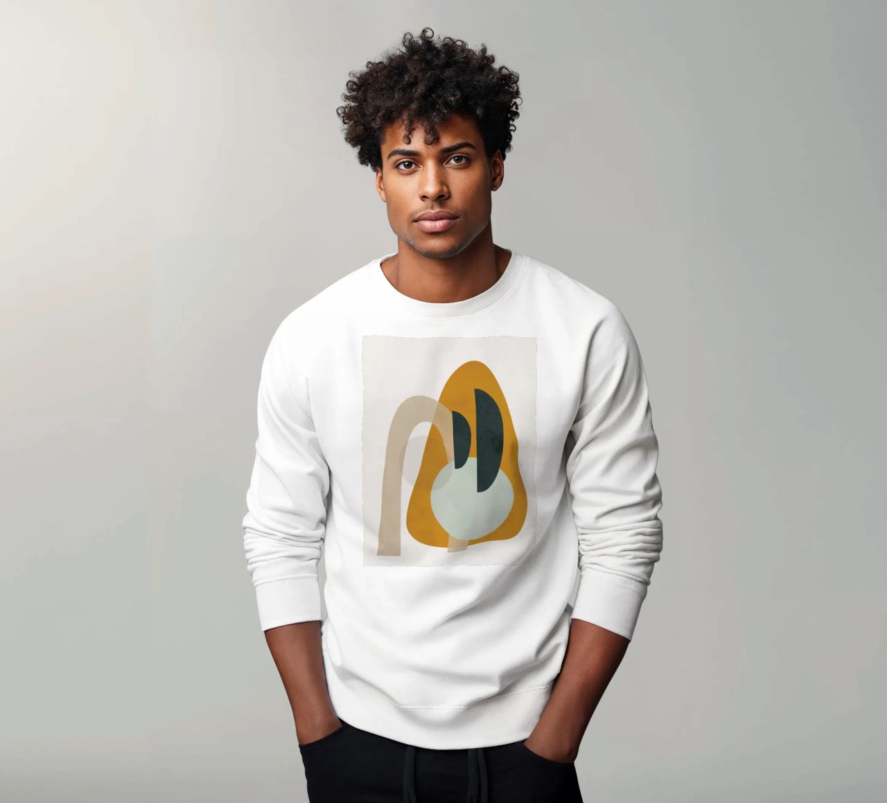Abstract Shapes No.3 sweatshirt by cityart