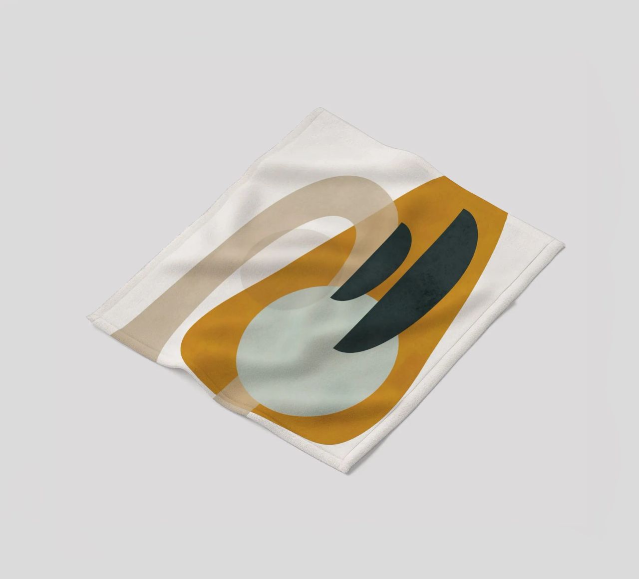 Abstract Shapes No.3 fleece blanket by cityart