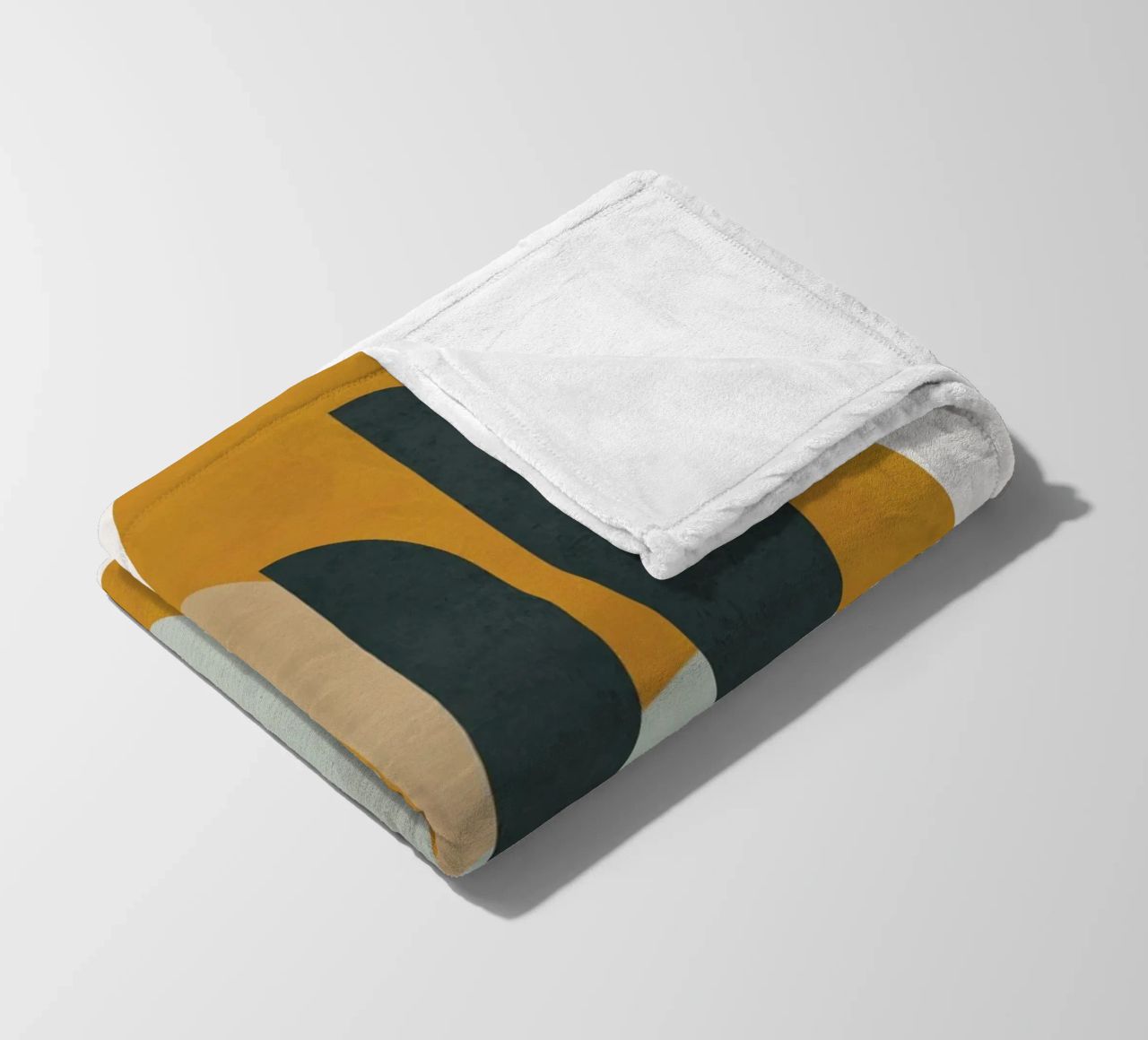 Abstract Shapes No.3 fleece blanket by cityart