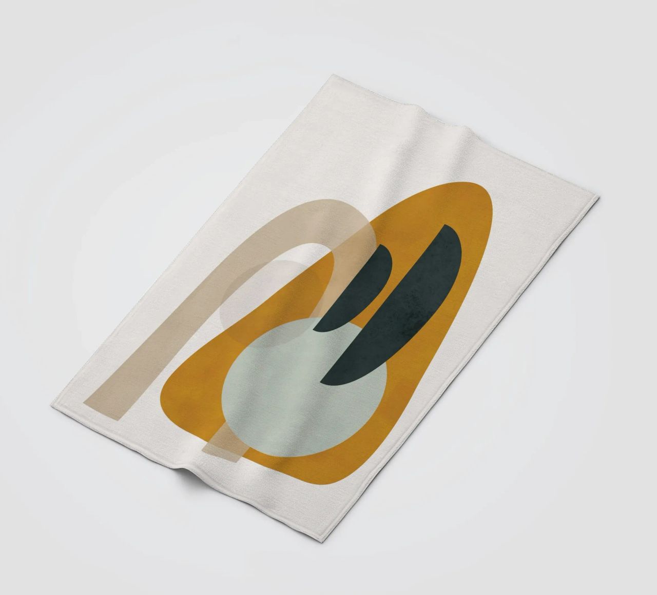 Abstract Shapes No.3 fleece blanket by cityart