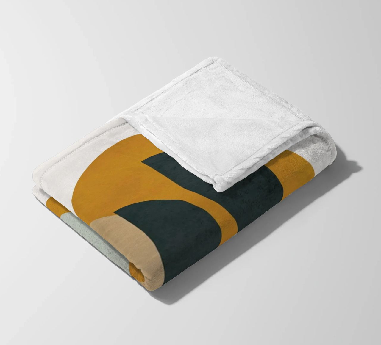 Abstract Shapes No.3 fleece blanket by cityart