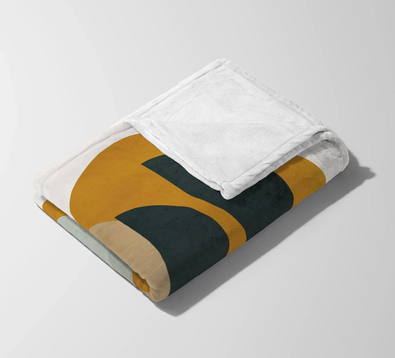 Abstract Shapes No.3 fleece blanket by cityart