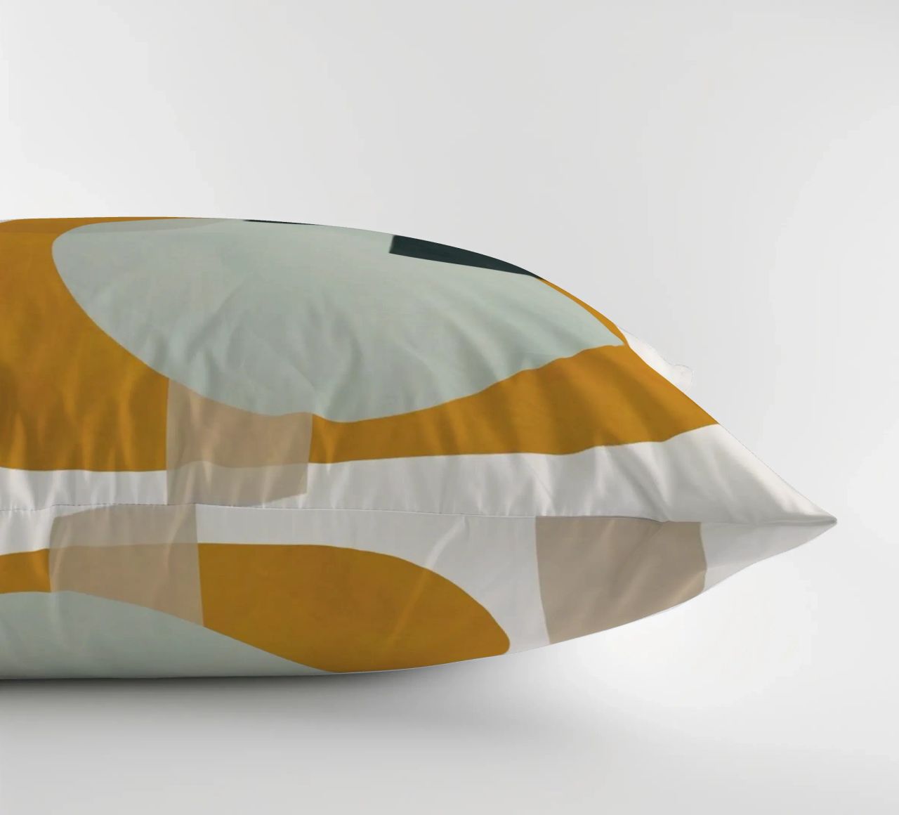 Abstract Shapes No.3 decorative cushion by cityart