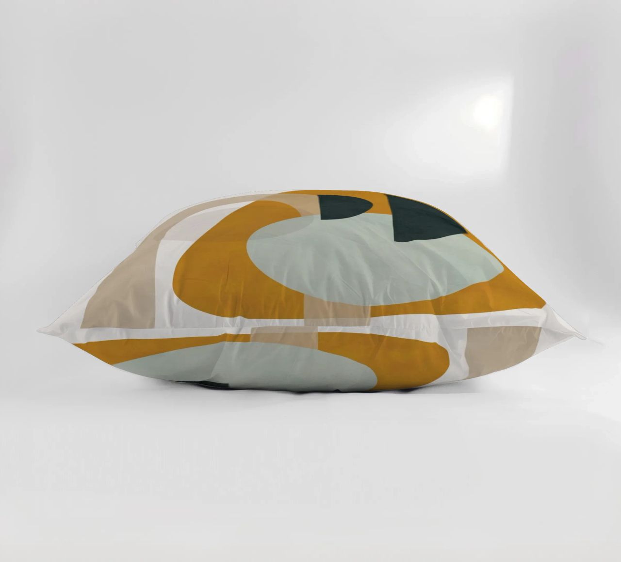 Abstract Shapes No.3 decorative cushion by cityart