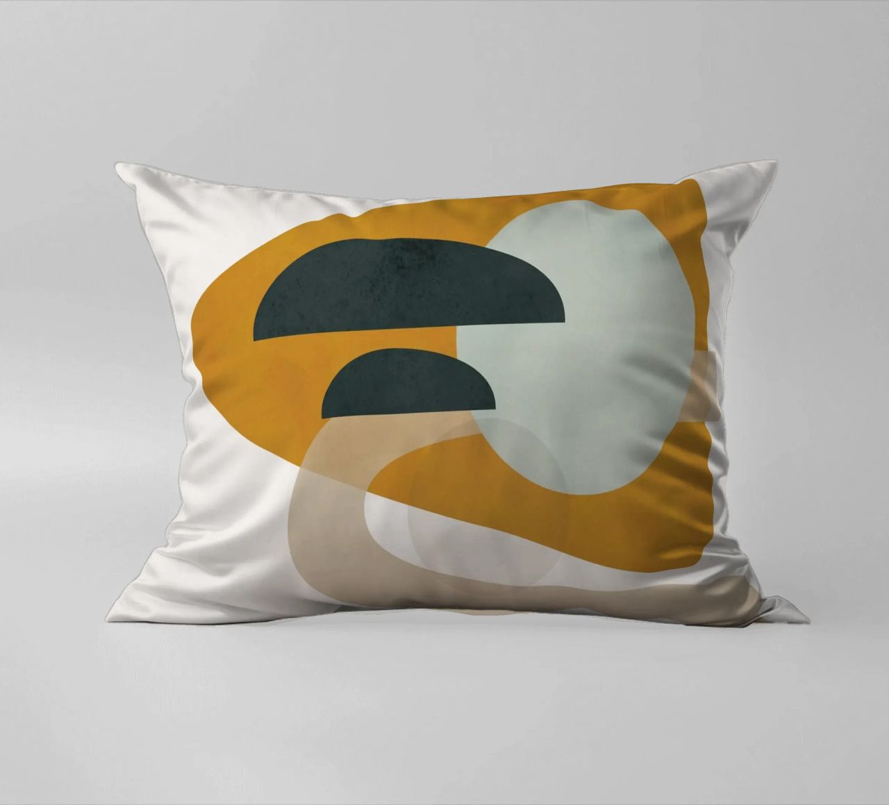 Abstract Shapes No.3 decorative cushion by cityart