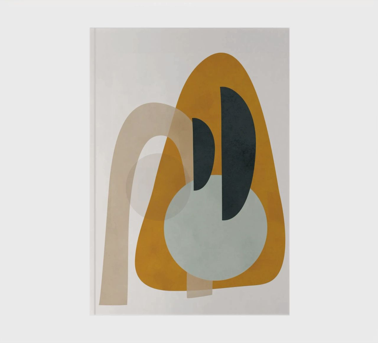 Abstract Shapes No.3 notebook by cityart