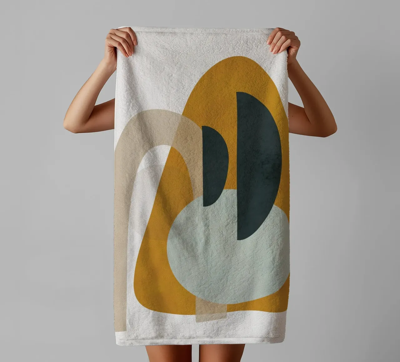 Abstract Shapes No.3 serviette de bain de cityart