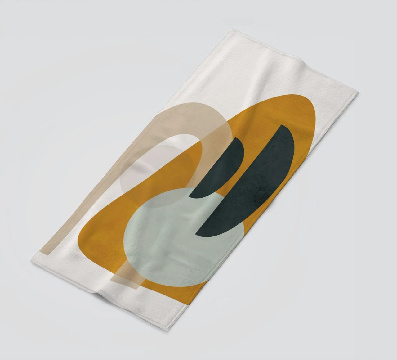 Abstract Shapes No.3 beach towel by cityart