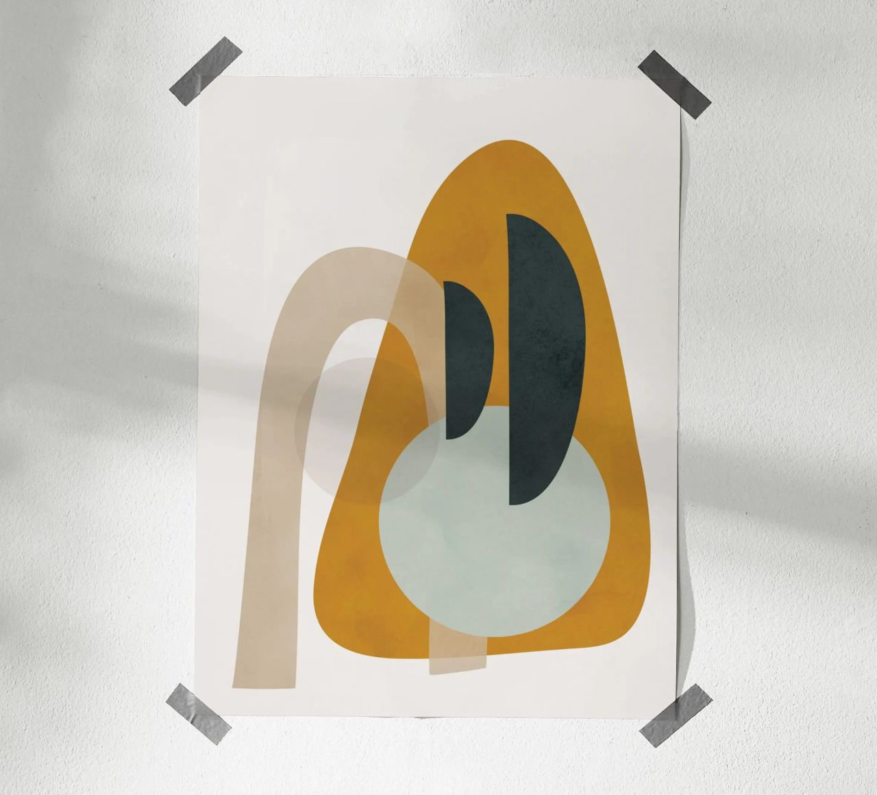 Abstract Shapes No.3 poster by cityart