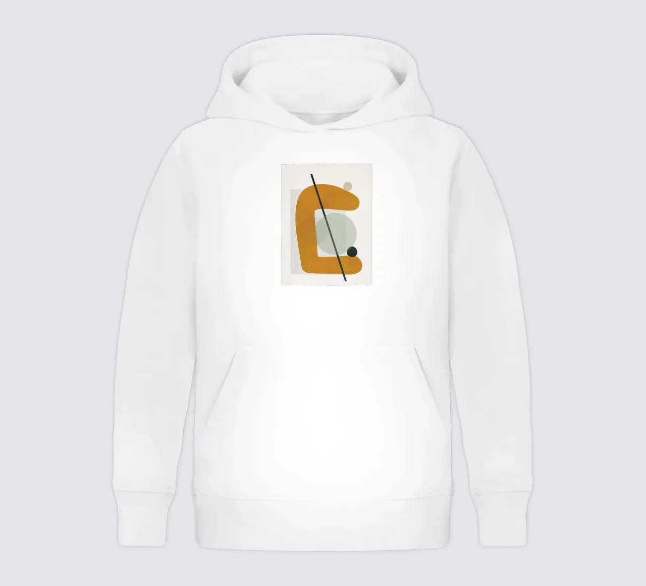 Abstract Shapes No.2 felpa bambino con cappuccio da cityart