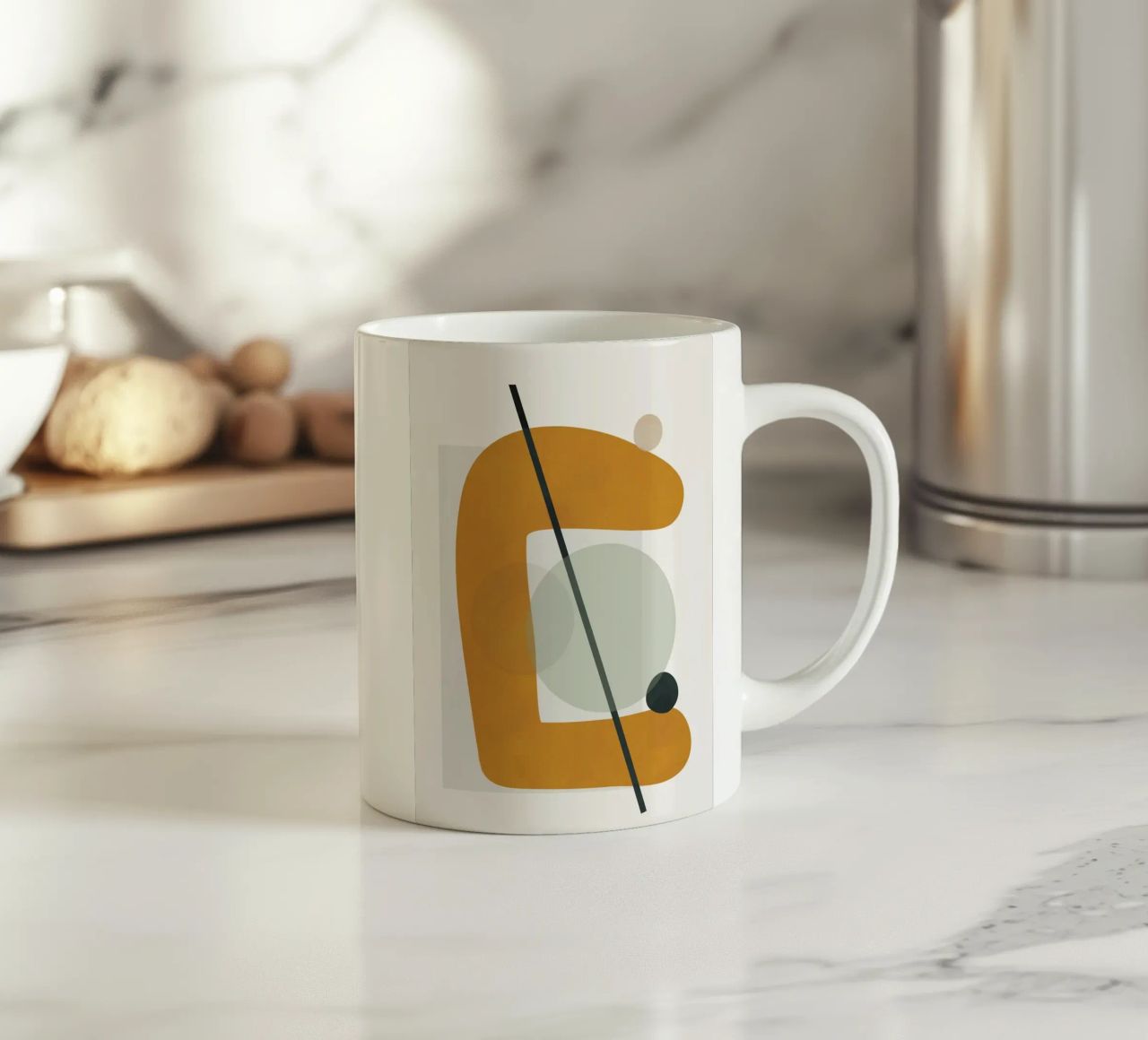Abstract Shapes No.2 tazza in ceramica da cityart