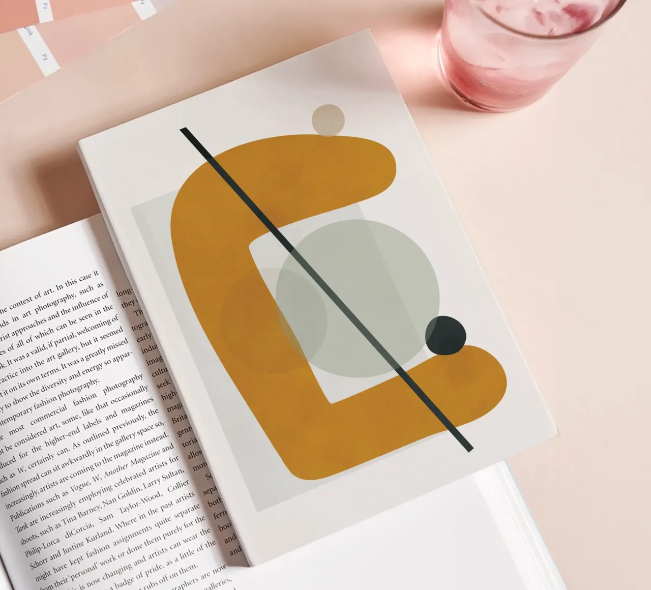 Abstract Shapes No.2 notebook by cityart