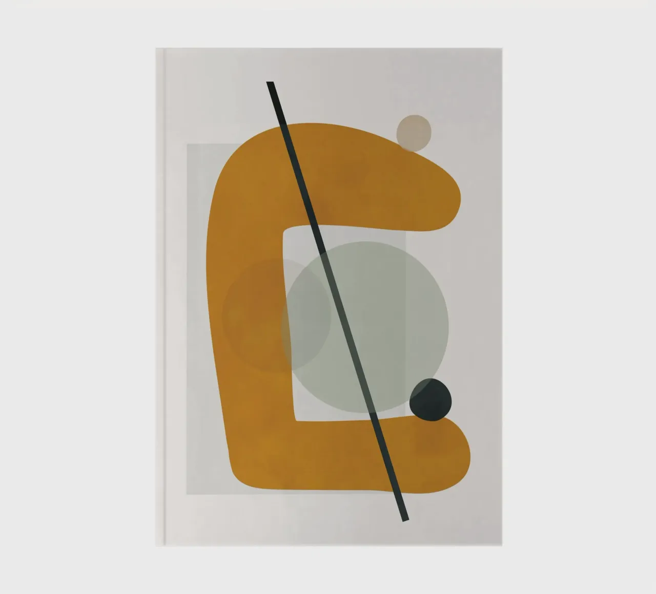 Abstract Shapes No.2 notebook by cityart