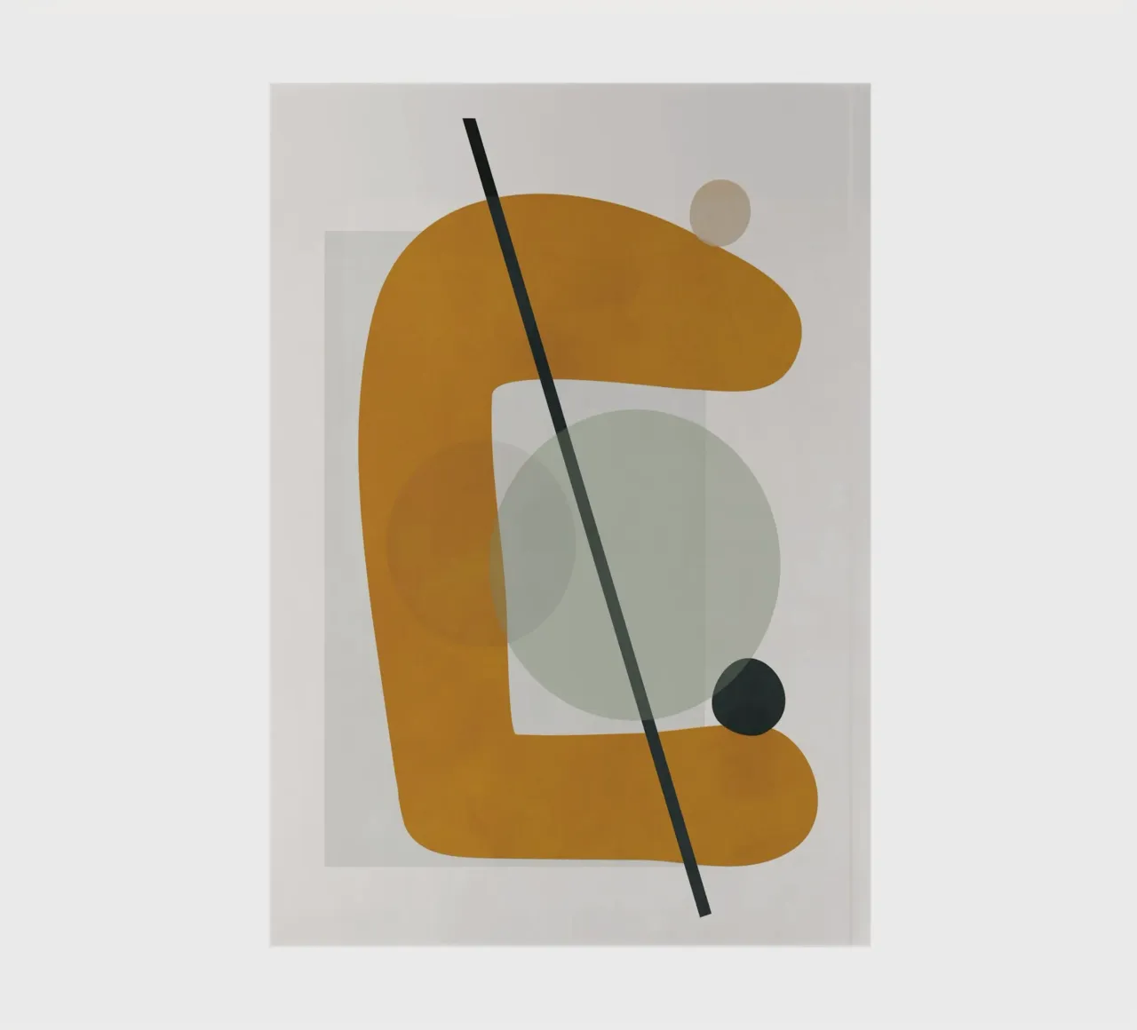 Abstract Shapes No.2 notebook by cityart