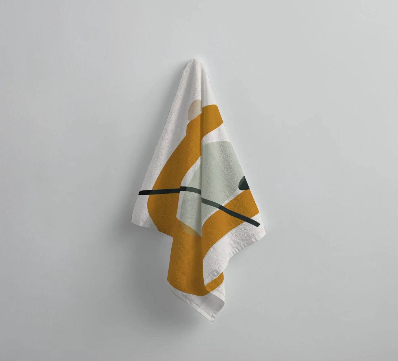 Abstract Shapes No.2 asciugamano da bagno da cityart