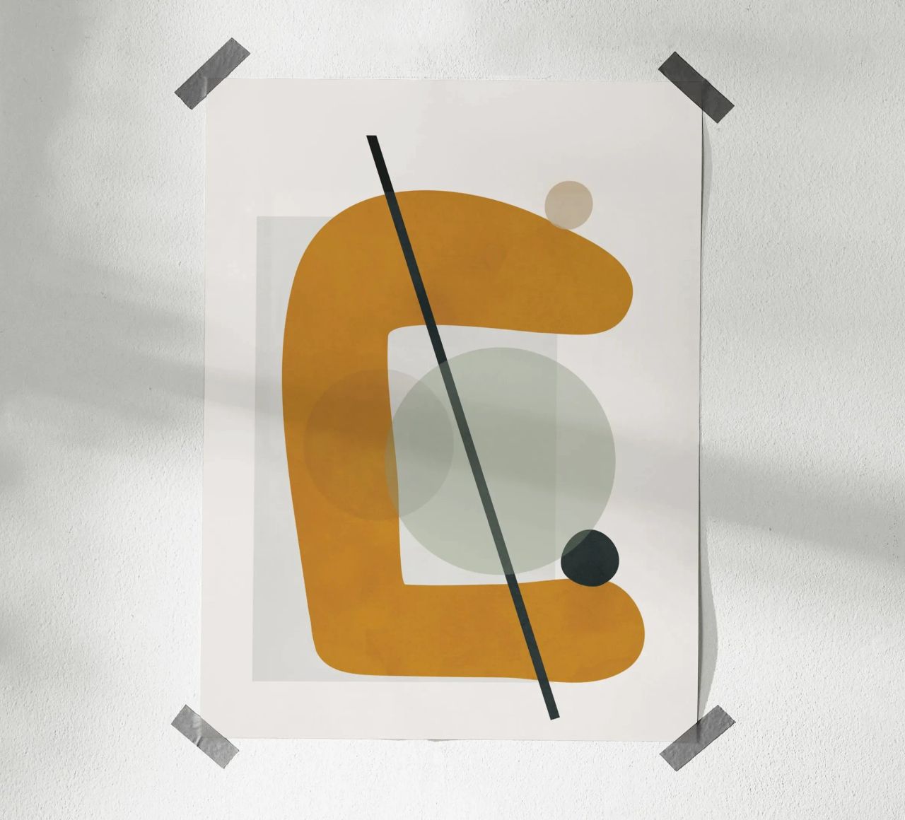 Abstract Shapes No.2 carta hahnemühle da cityart