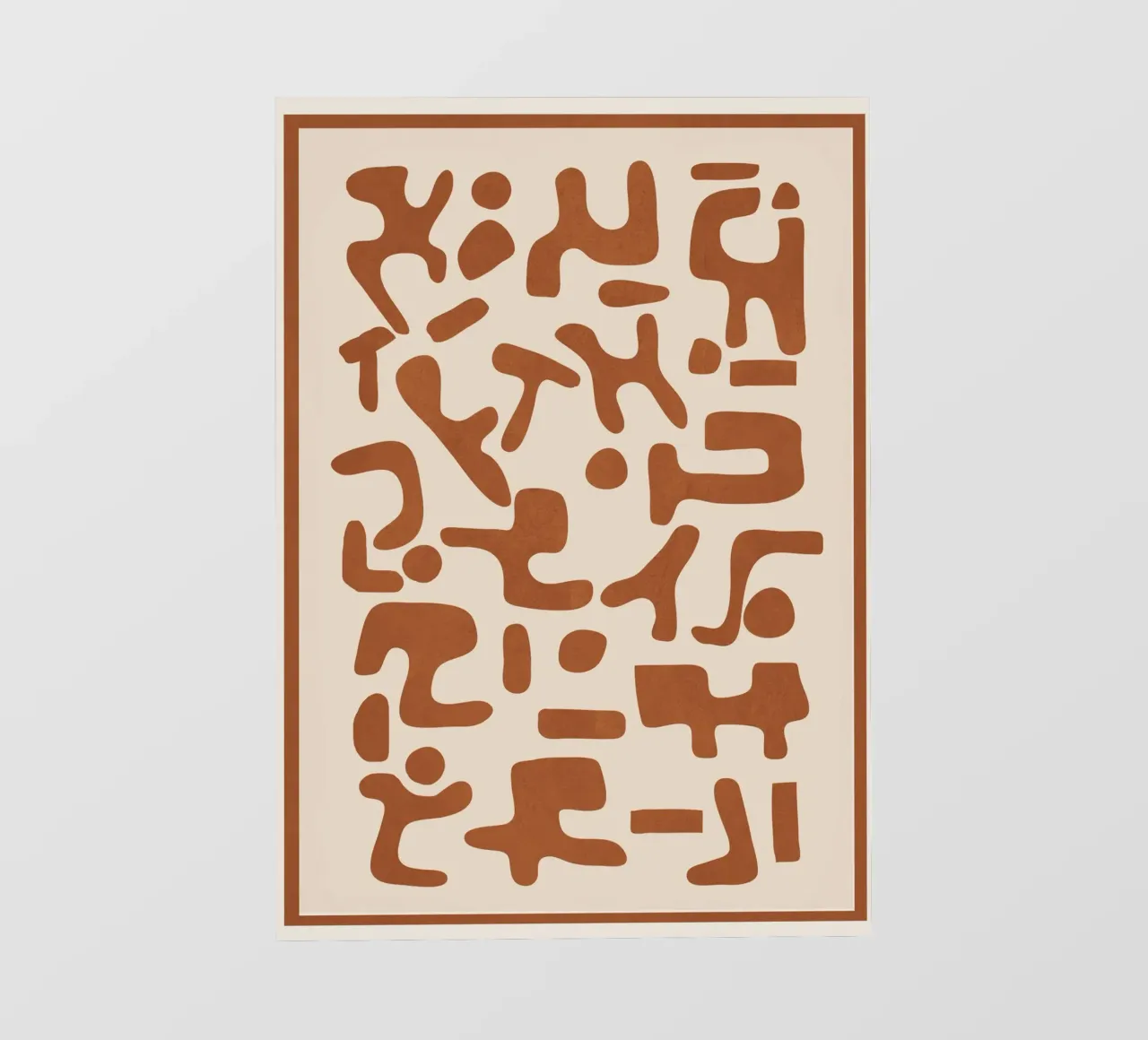 Organic Contemporary Modern Shapes 04 telo in pvc da Nadjaa