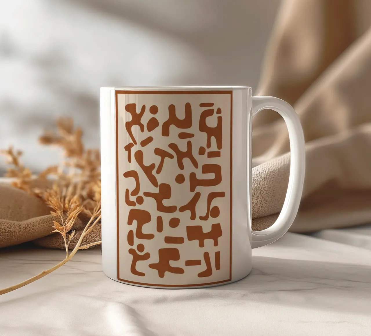Organic Contemporary Modern Shapes 04 tazza in ceramica da Nadjaa