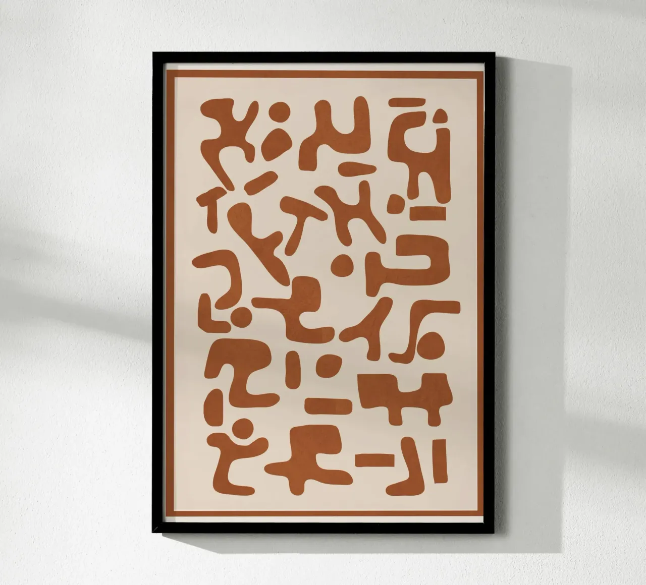 Organic Contemporary Modern Shapes 04 carta hahnemühle da Nadjaa