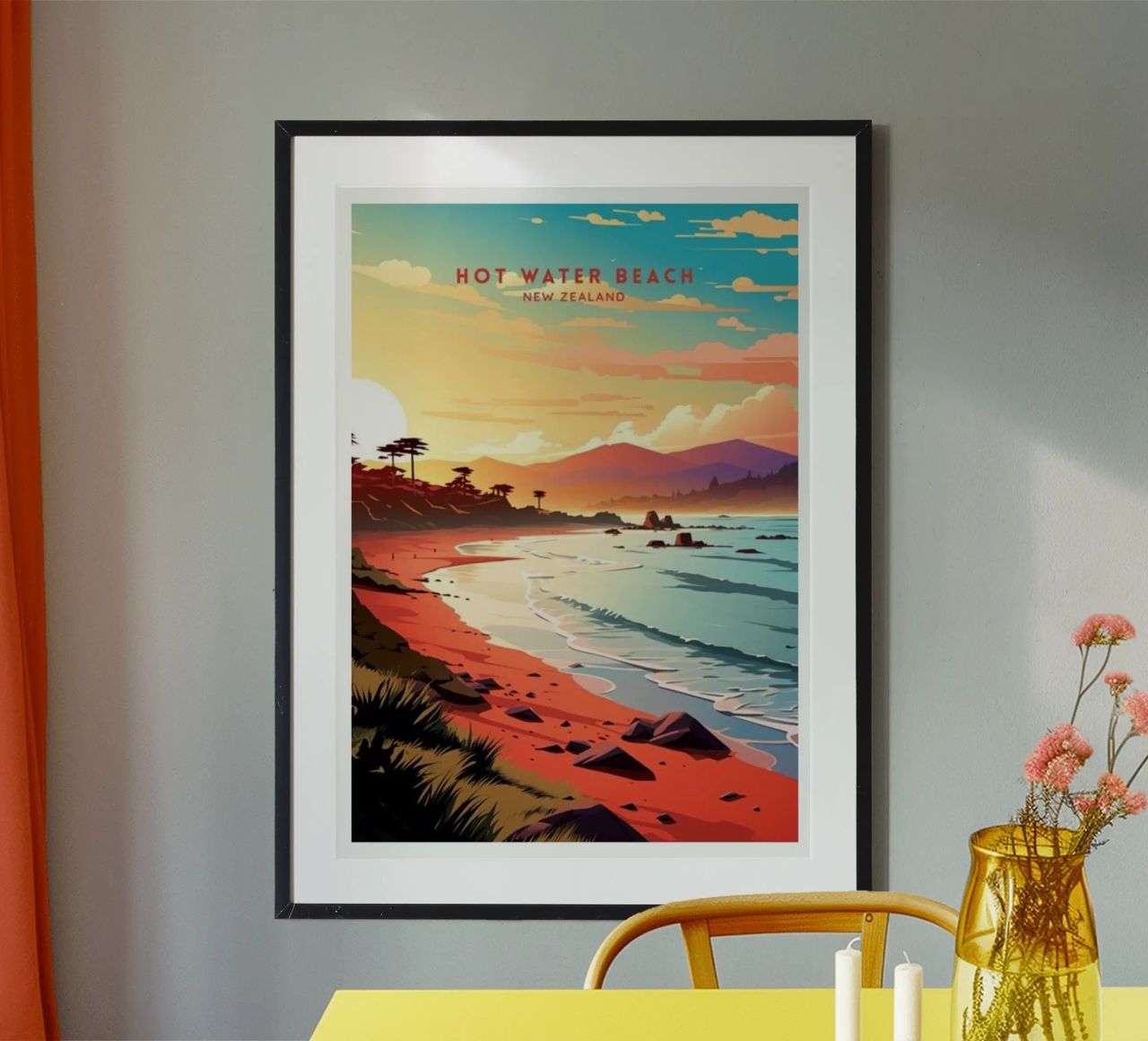 Besuchen Sie Neuseeland Poster von youngs print