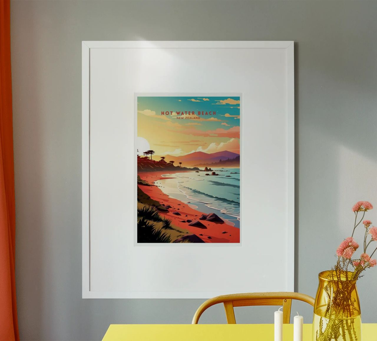 Besuchen Sie Neuseeland Poster von youngs print