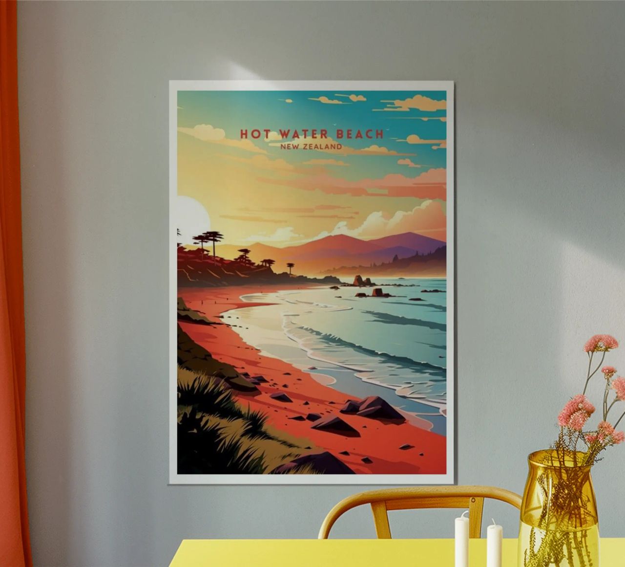 Besuchen Sie Neuseeland Poster von youngs print