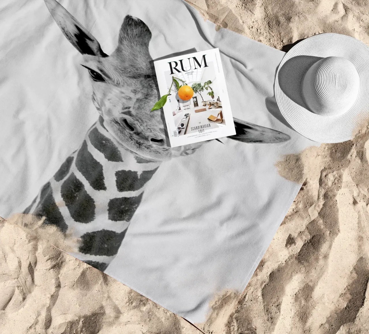 Giraffe Classic telo mare da Paws & Claws