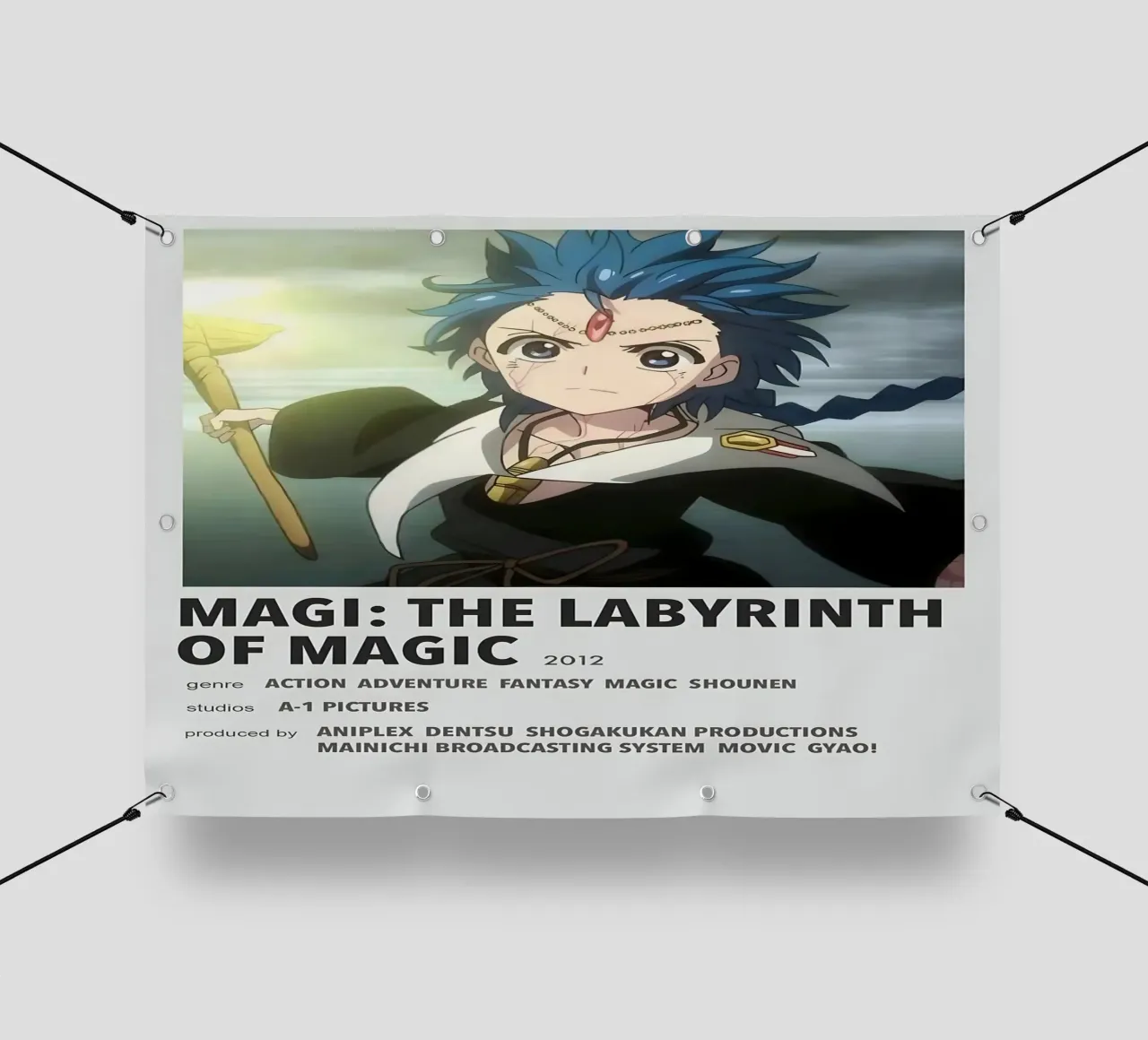 MAGI THE LABYRINTH OF MAGIC  2012 telo in pvc da Totoya