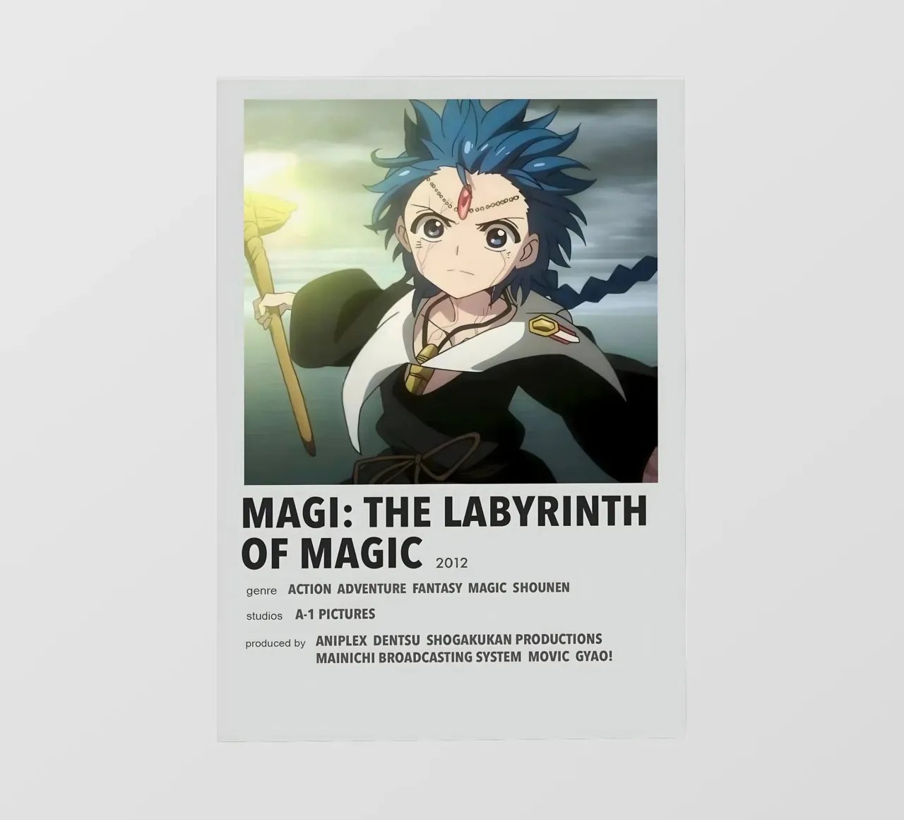 MAGI THE LABYRINTH OF MAGIC  2012 telo in pvc da Totoya