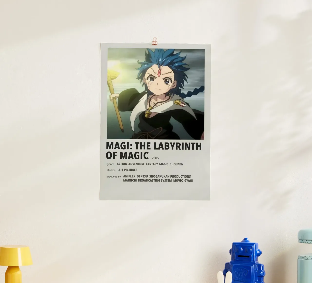 MAGI THE LABYRINTH OF MAGIC  2012 carta hahnemühle da Totoya