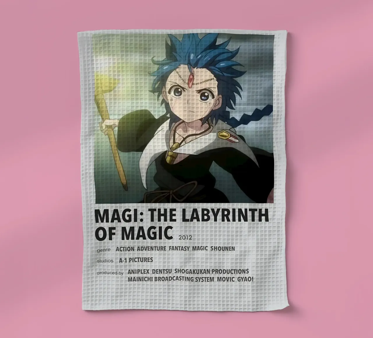 MAGI THE LABYRINTH OF MAGIC  2012 canovaccio da cucina da Totoya