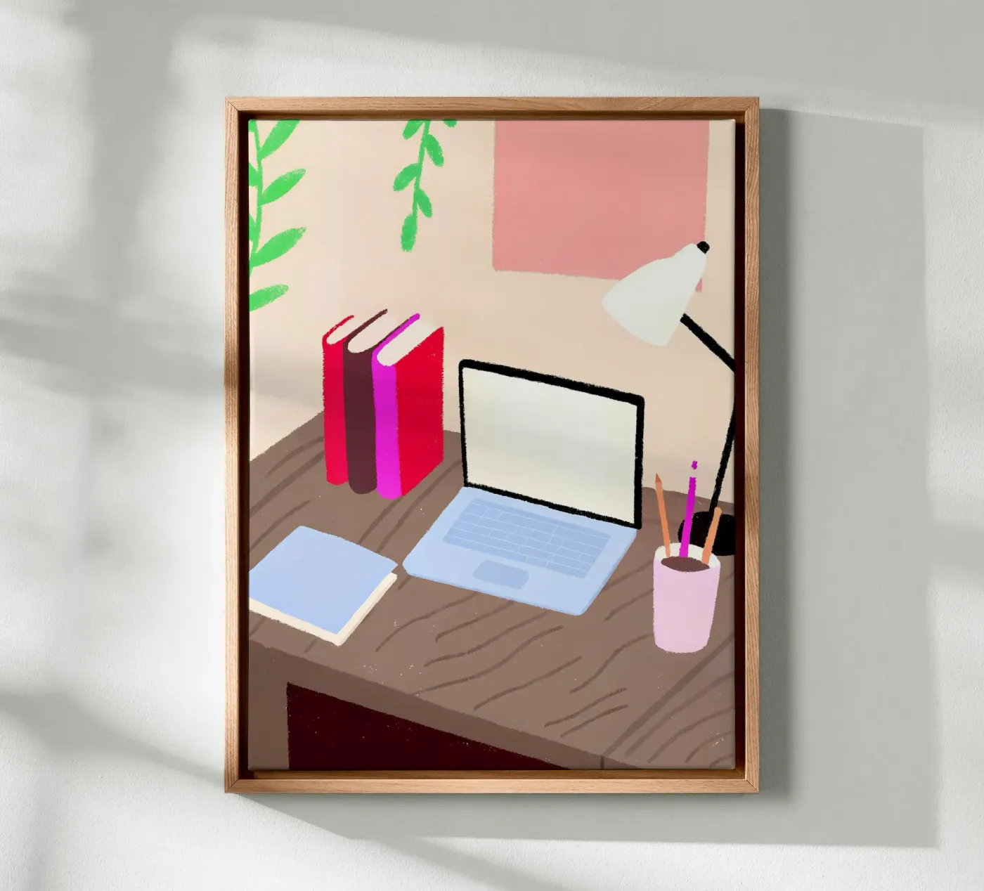 Laptop e libri tela da PERSONAL TOUCH