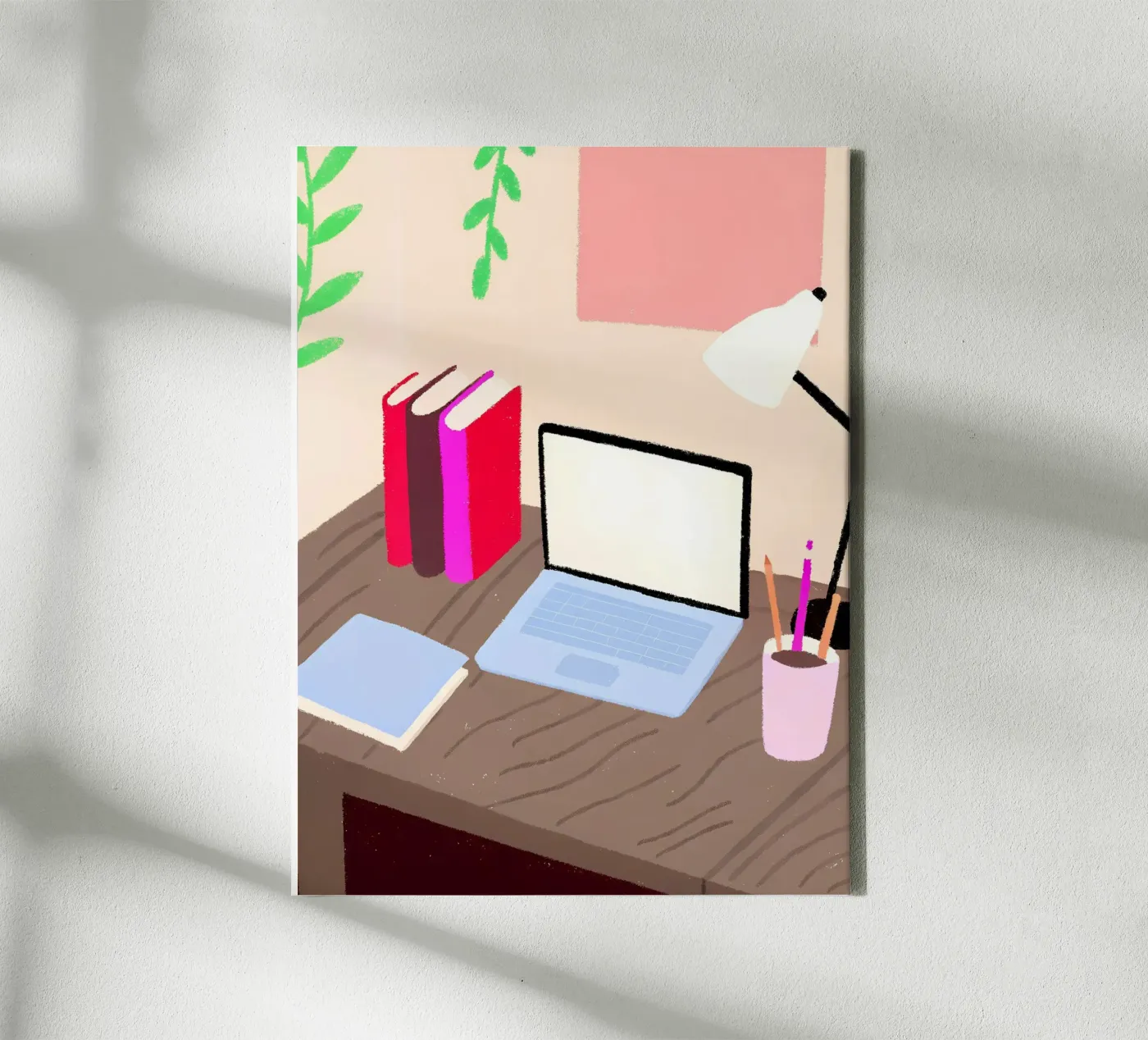 Laptop e libri tela da PERSONAL TOUCH