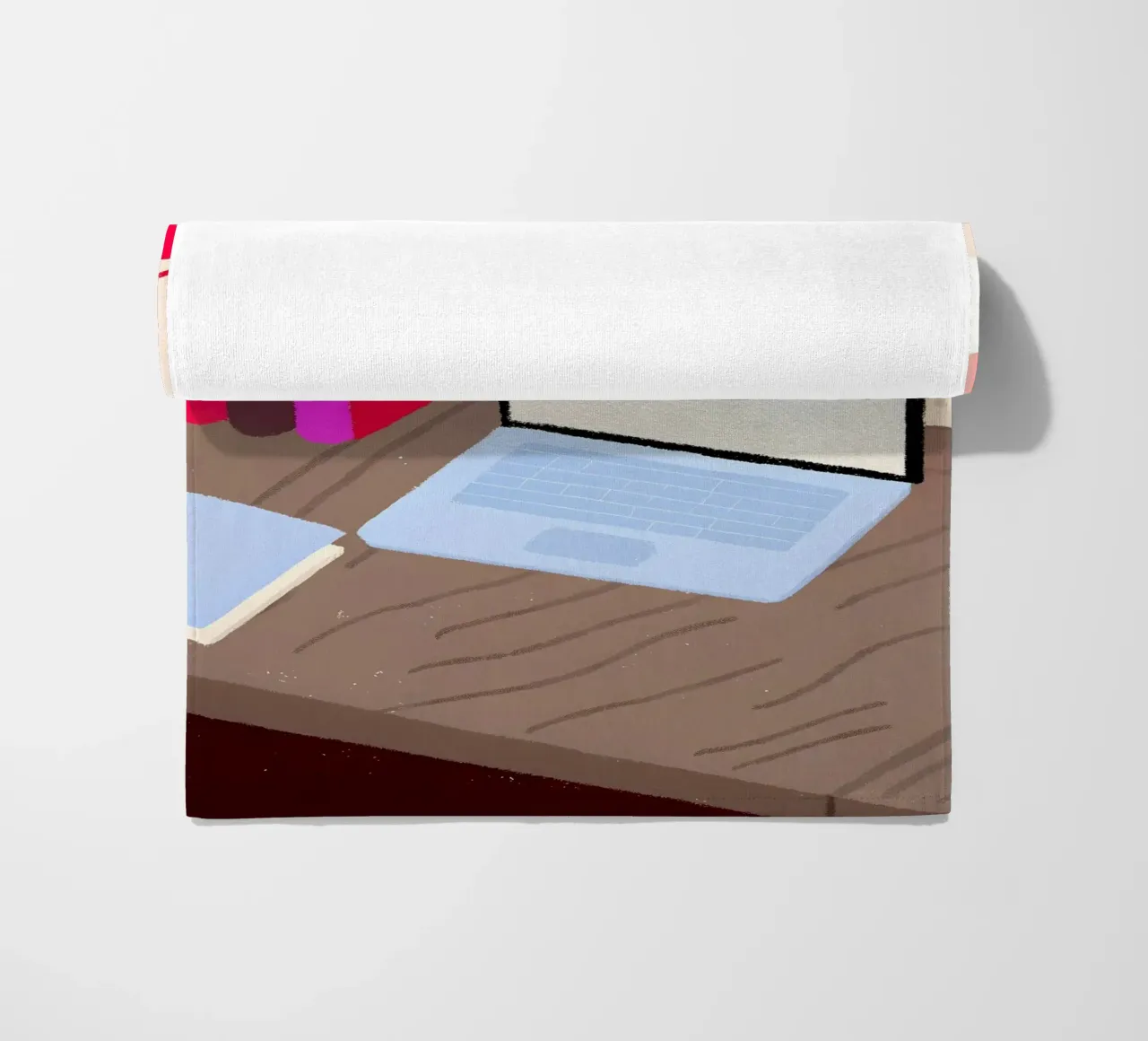 Laptop e libri telo mare da PERSONAL TOUCH