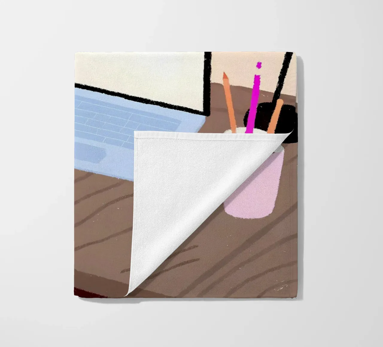 Laptop e libri telo mare da PERSONAL TOUCH