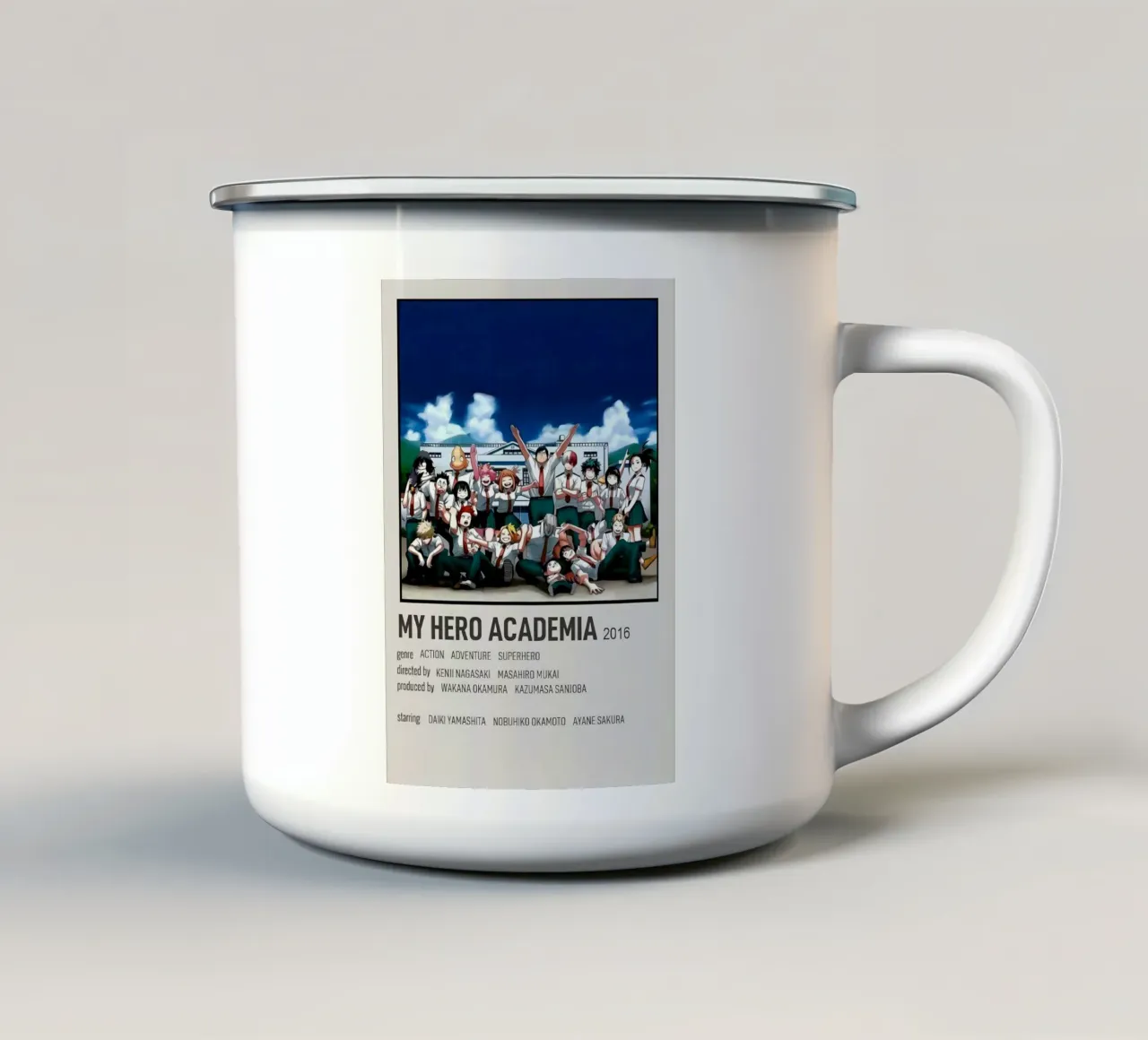 MY HERO ACADEMIA 2016 tazza in smalto da Totoya