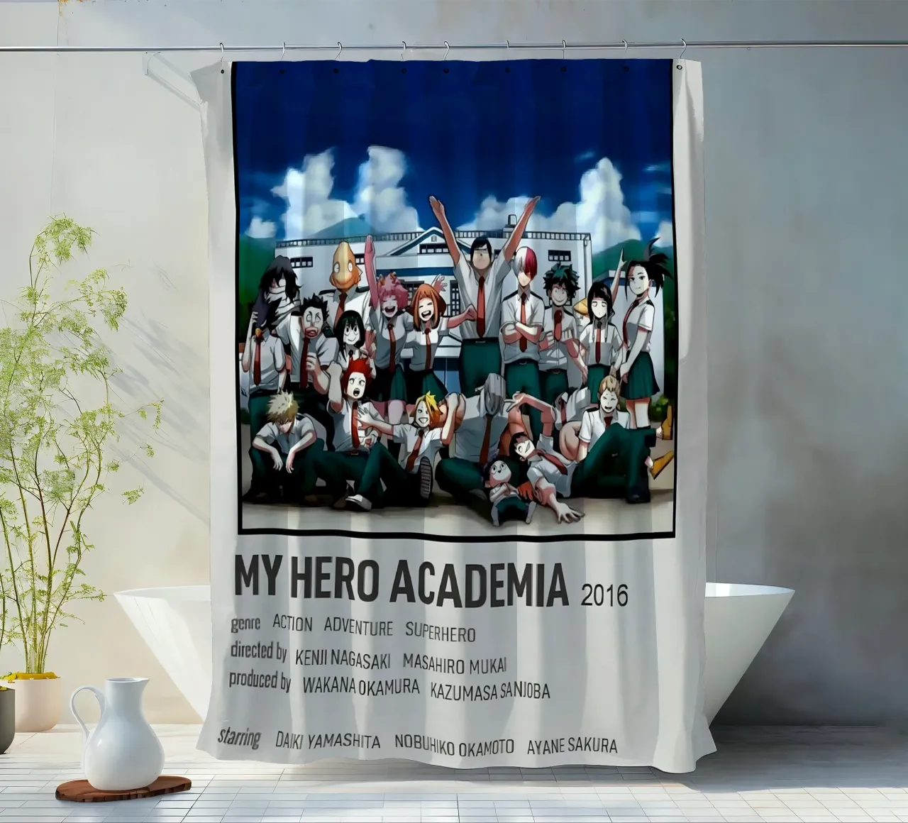 MY HERO ACADEMIA 2016 tenda da doccia da Totoya