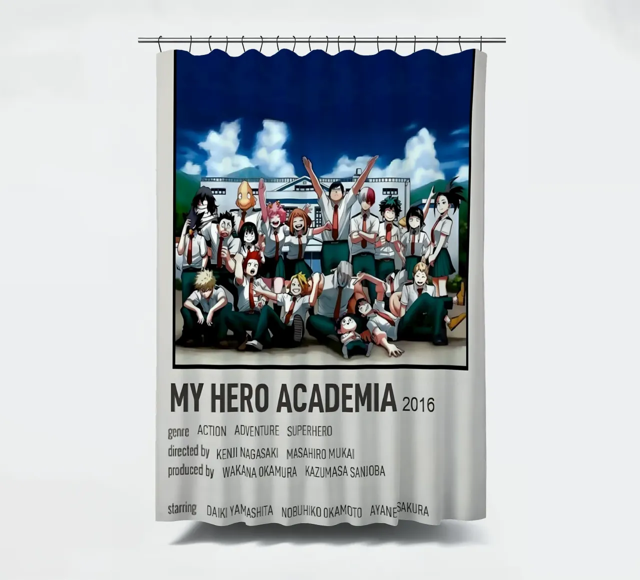 MY HERO ACADEMIA 2016 tenda da doccia da Totoya