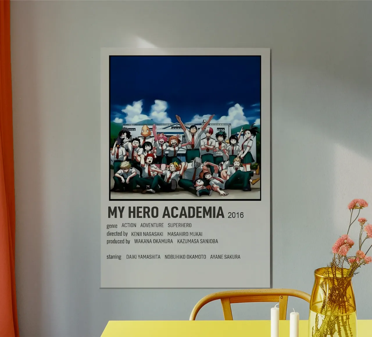 MY HERO ACADEMIA 2016 alluminio dibond da Totoya