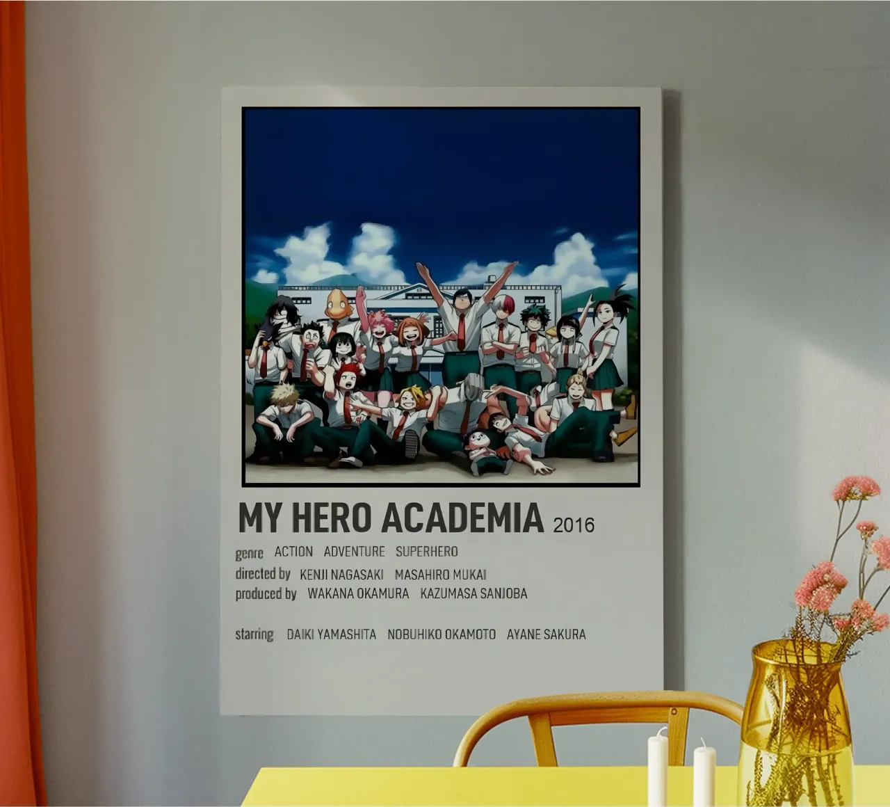 MY HERO ACADEMIA 2016 Leinwand von Totoya