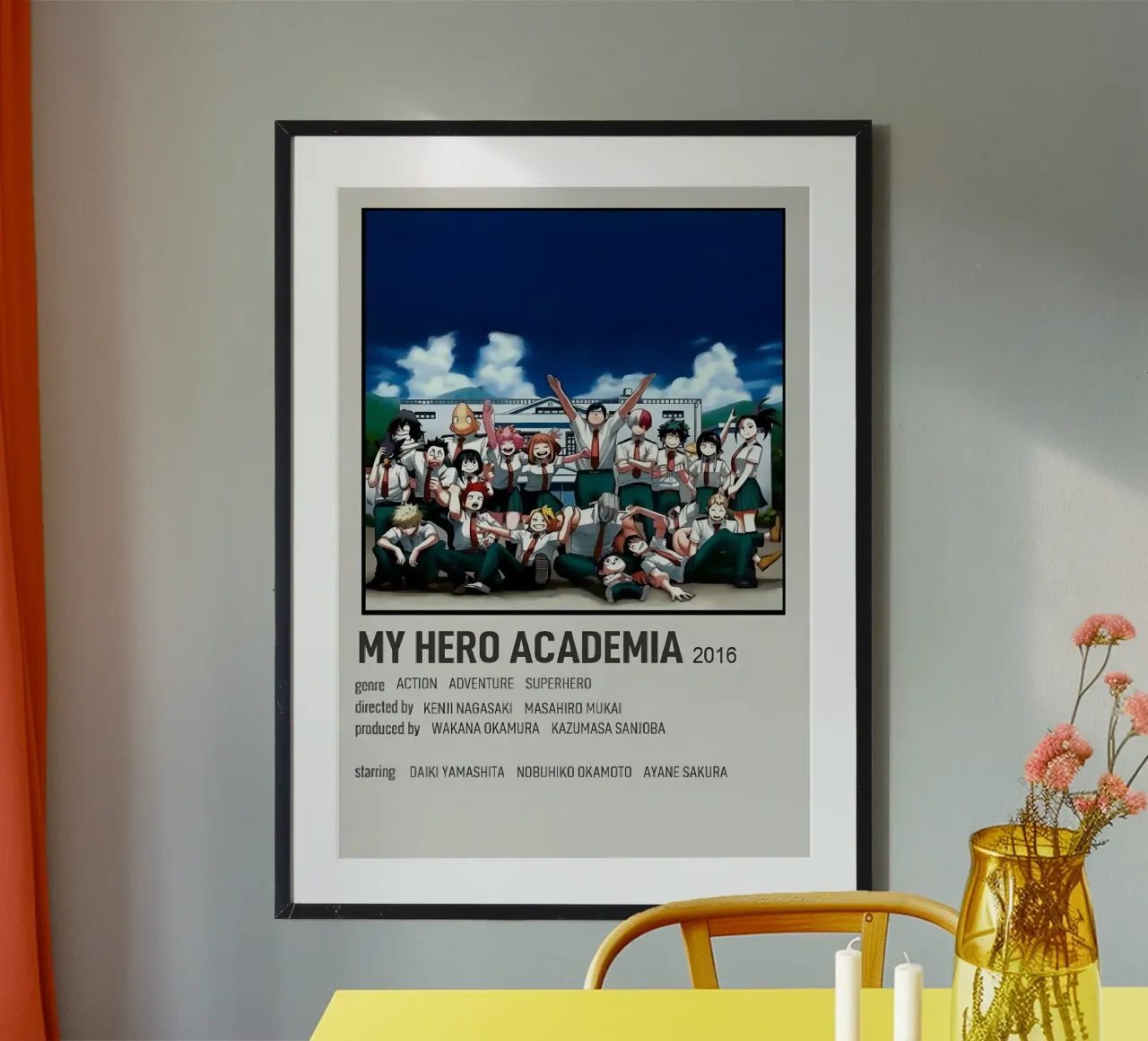 MY HERO ACADEMIA 2016 carta hahnemühle da Totoya
