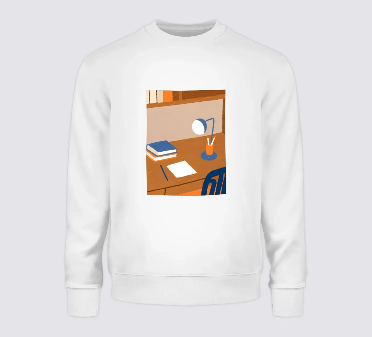 Study desk sweatshirt by PERSONAL TOUCH
