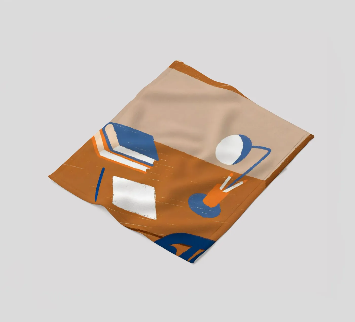 Study desk fleece blanket by PERSONAL TOUCH