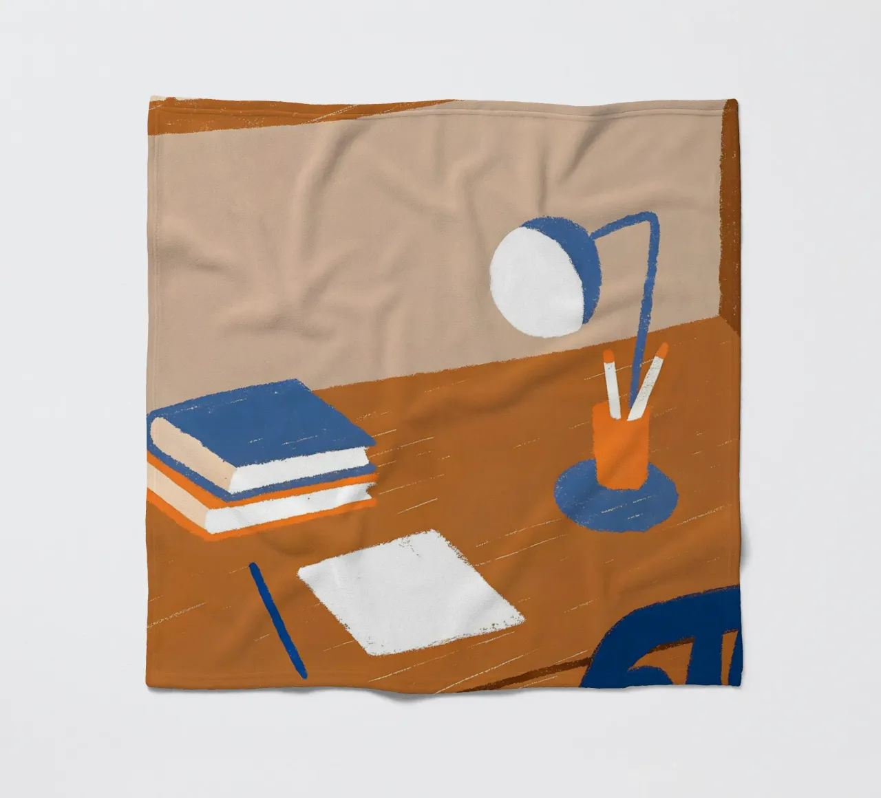 Study desk fleecedeken van PERSONAL TOUCH