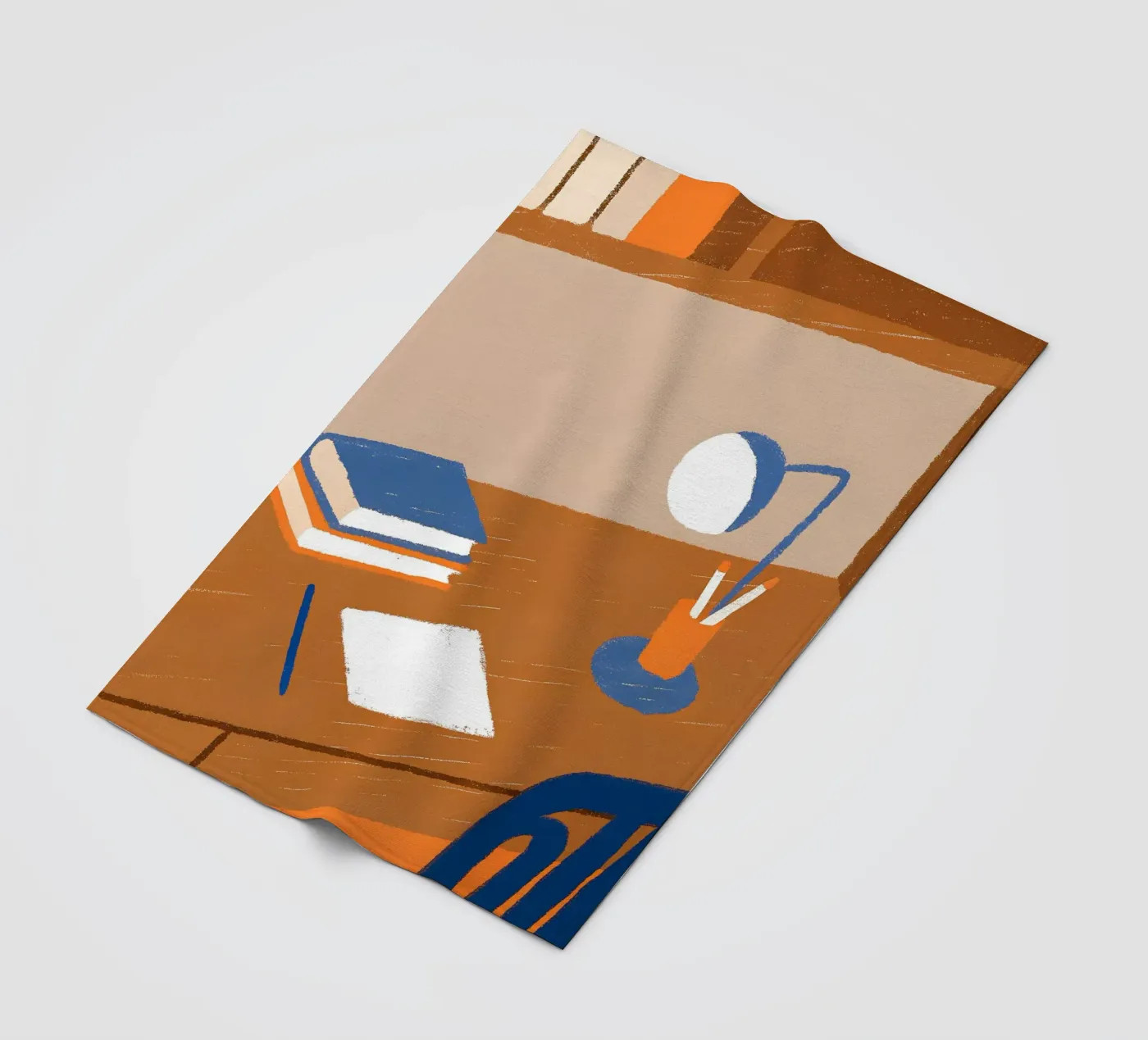 Study desk fleece blanket by PERSONAL TOUCH