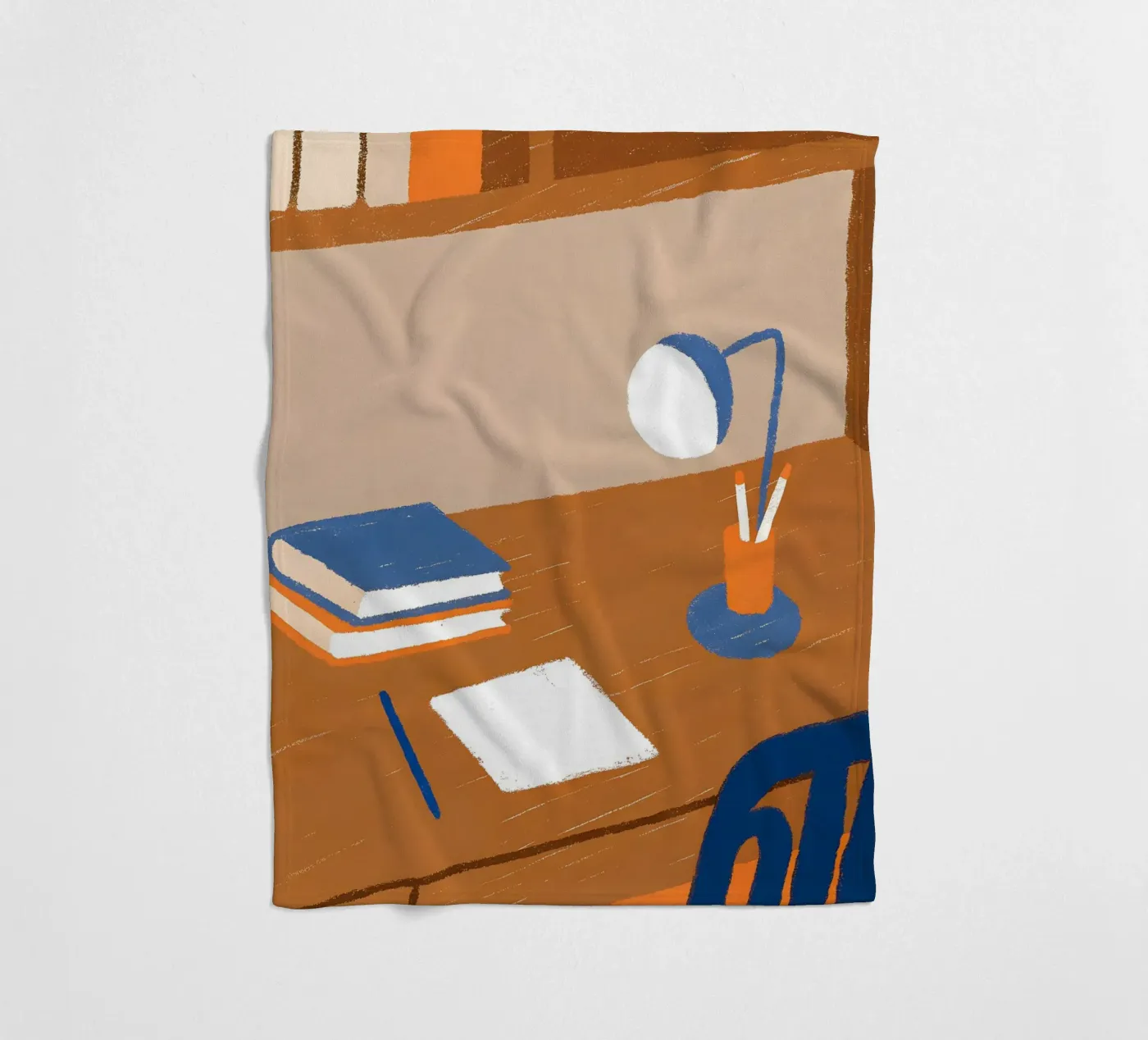 Arbeitstisch Fleecedecke von PERSONAL TOUCH