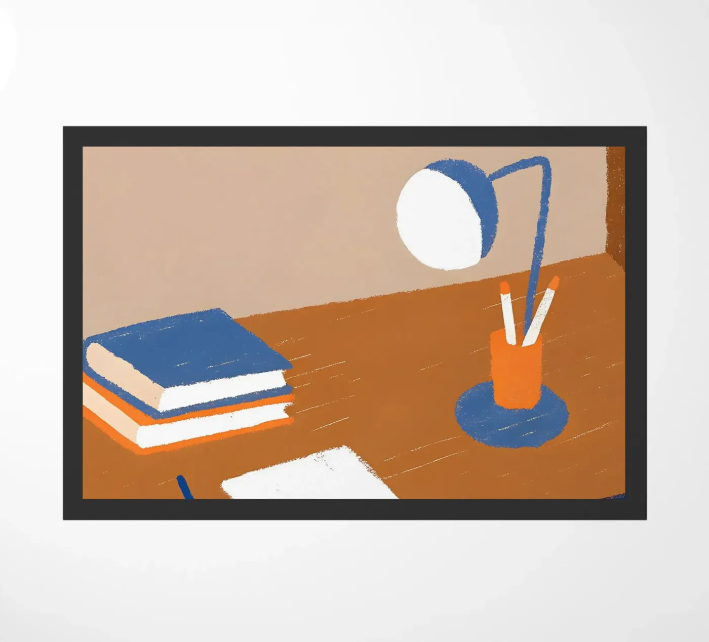 Study desk deurmat van PERSONAL TOUCH
