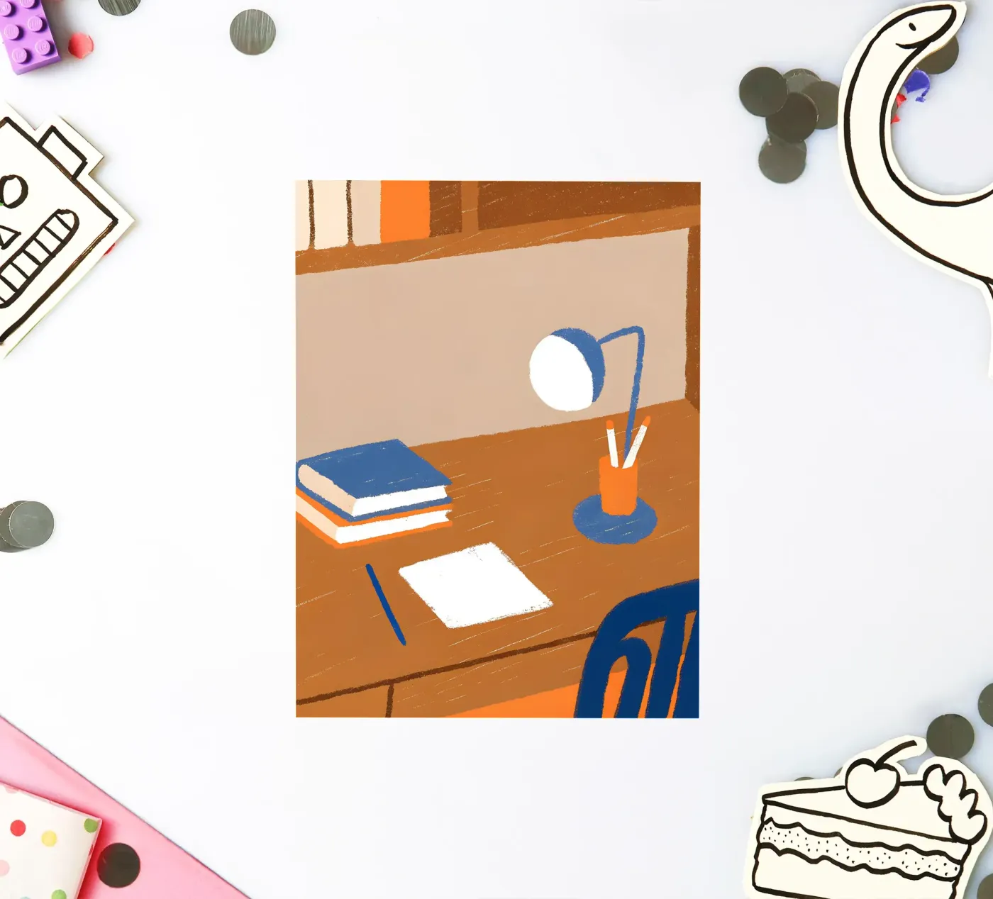 Study desk sticker by PERSONAL TOUCH